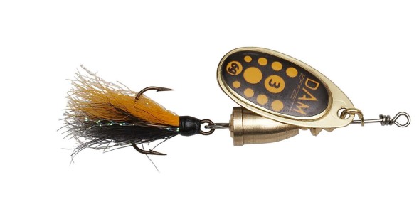 Блешня-вертушка Dam Effzett Executor з борідкою 6гр (blacky)