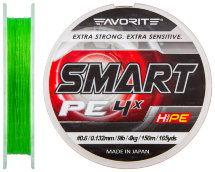 Шнур Favorite Smart PE 4x 150м (салатовый)
