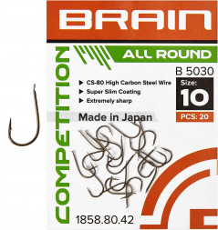 Гачок Brain All Round B5030 # 10 (20 шт /уп) ц: bronze