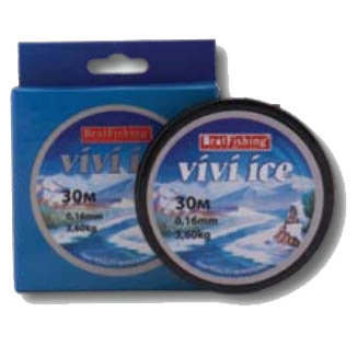 Леска Bratfishing Vivi Ice 30m 0,16mm 3,60kg