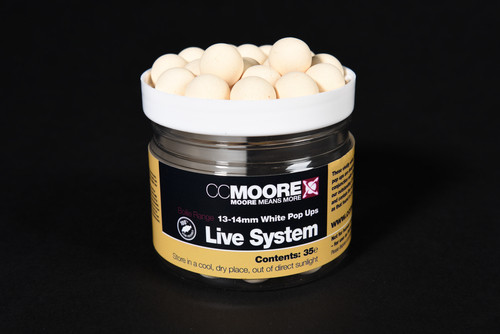 Бойл CC Moore Live System White Pop Ups (35) 13 /14mm