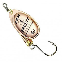 Блешня-вертушка DAM Effzett Standart With Single Hook 3гр (copper)