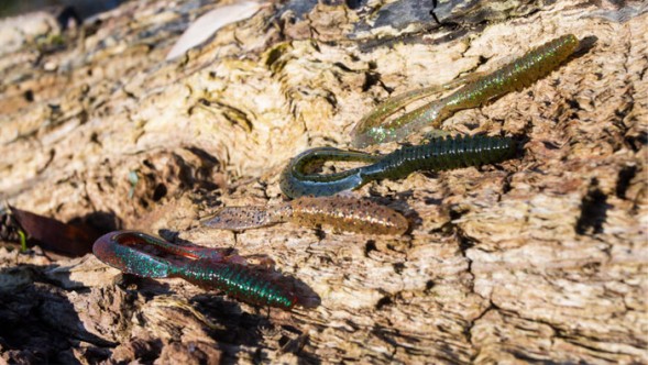 Силікон Keitech Mad Wag 321 gold shad