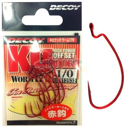 Крючок Decoy Worm17R Kg Hook R