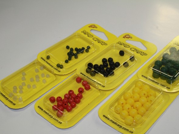 Шарик стопорный 4 мм (силикон) болотный (20 шт.)