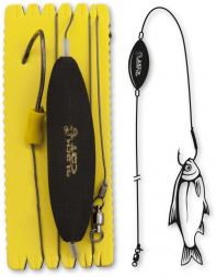Оснастка для сома Black Cat U-Float Rig Single Hook XL 100kg 1.20m