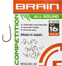 Гачок Brain All Round B5030 # 16 (20 шт / уп) ц: bronze
