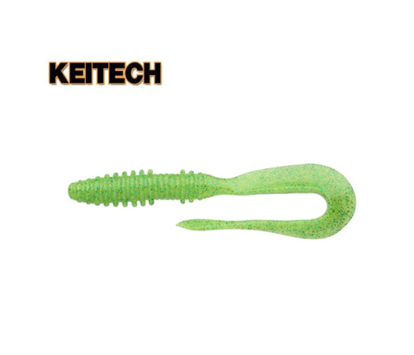Силікон Keitech Mad Wag 424 lime chartreuse