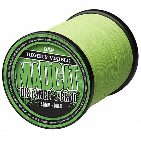 Шнур DAM MADCAT DISTANCE 8-Braid 990M / 115LB / 0.50MM (green)