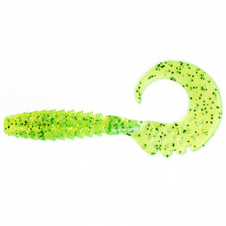 Силікон FishUp Fancy Grub 2.5" #026 - Flo Chartreuse/Green (10шт)