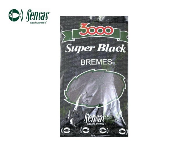 Прикормка Sensas 3000 Super Black Bream лящ чорний 1кг
