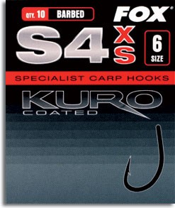 Гачки Fox S4 Kuro Hook Size 4 barbed