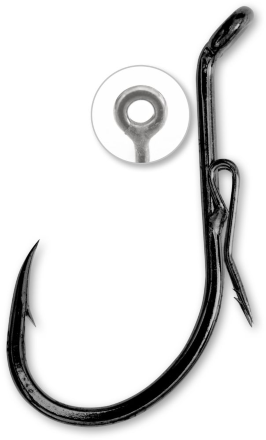 Крючок Black Cat Ghost Rig Hook black nickel 5шт