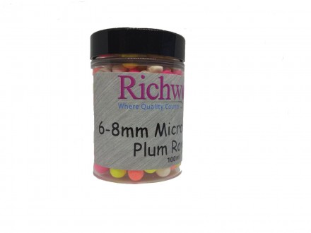 Бойлы Richworth Micro Pop-Ups Plum Royale 6-8mm 100ml