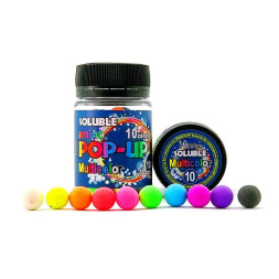 Бойл розчинні amino POP-UP Grandcarp Multicolor 10 colors Ø10 мм 50 шт. (PUS060)