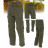 Штаны-шорты DAM MAD Bivvy Zone Combat Trousers green