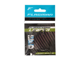 Повідець флюорокарбоновий Flagman Fluorocarbon Leader 0.65 мм 16.8 кг 30см