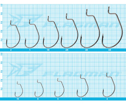 Гачки Azura Finesse Offset Hook №1