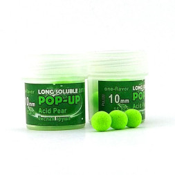 Бойл долгорастворімие amino POP-UP Grandcarp Acid Pear (Кисла груша) Ø10 мм 15 шт. (PUL020)