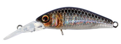 Воблер Jackall Diving Chubby Minnow 35мм 2,7 г HL Silver &amp; Black Suspending
