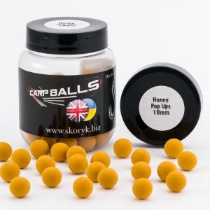 Бойлы Carpballs Pop Ups Honey 10mm 15шт.