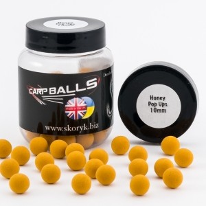 Бойлы Carpballs Pop Ups Honey 10mm 15шт.