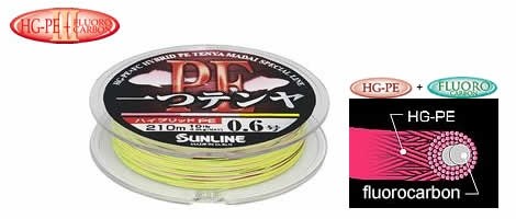 Шнур Sunline Hitotsu Tenya PE 210m #1.0/0.181mm 16Lb/7.5kg