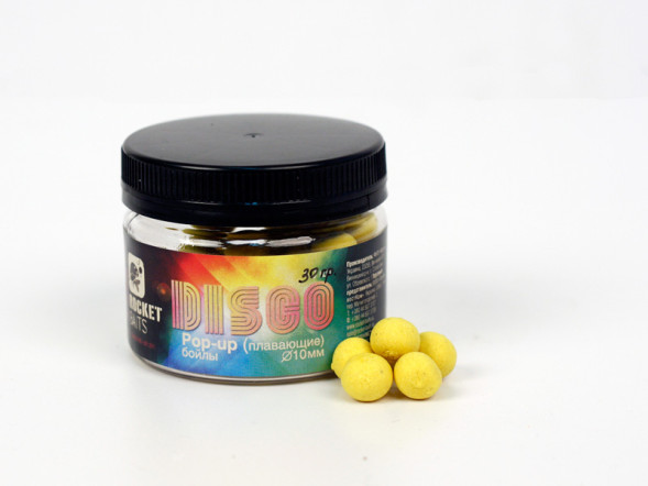 Бойлы Rocket Baits Pop-Up Premium Disco 14mm 30g