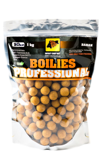 Бойл CC Baits Professional Soluble Banana 20mm 1kg