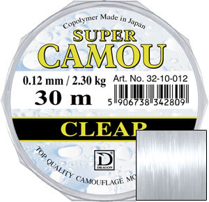 Волосінь Dragon Super Camou Clear 30m 0.16mm 3.95kg