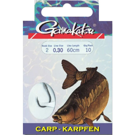 Крючок с поводком Gamakatsu BKS-3510F Carp Black 006
