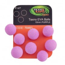 Искусственная насадка Texno Eva Balls 10 mm, purple, 8 ps