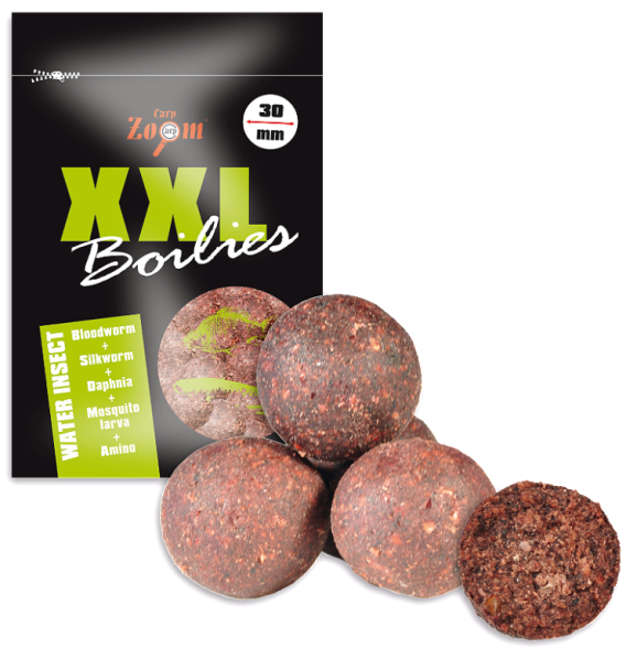 Бойлы на сома Carp Zoom XXL Boilies Water insect 30 mm 500g