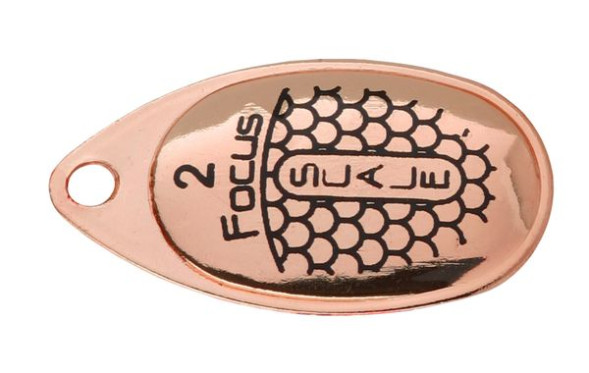 Блесна-вертушка Mikado Focus № 1 3гр copper/25