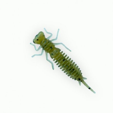 Съедобный силикон Fanatik Larva 1,6&quot; цвет 001 10шт