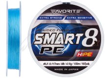 Шнур Favorite Smart PE 8x 150м (sky blue)
