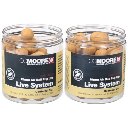Бойлы CC Moore Live System Air Ball Pop Ups (50) 15mm