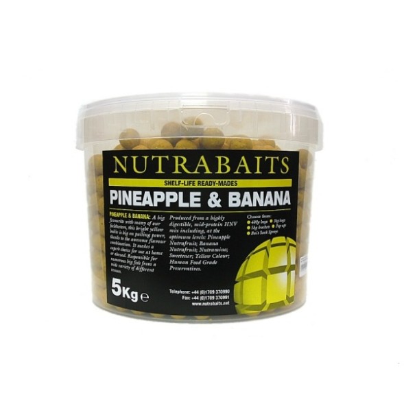 Бойлы Nutrabaits PINEAPPLE &amp; BANANA 15мм 5кг