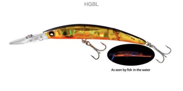 Воблер YO-ZURI F1052 Cristal 3D Minnow DD Jointed 130мм HGBL