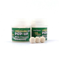 Бойл долгорастворімие amino POP-UP Grandcarp WHITE CHOCOLATE (БІЛИЙ ШОКОЛАД) Ø10 мм 15 шт. (PUL030)