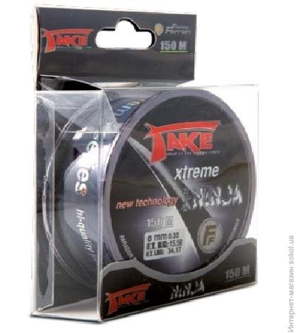 Леска Lineaeffe Take Xtreme Ninja 150м 0.30мм 12.4кг