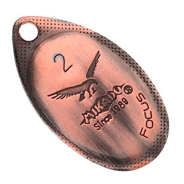 Блесна-вертушка Mikado Focus № 5 11гр old copper