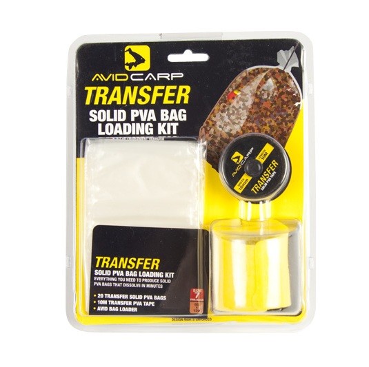 Пакеты Пва в наборе Avid Transfer Solid Pva Bag Loading Kit (80*120mm)