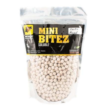 Пылящие бойлы CC Baits Mini Bitez Garlic &amp; Almond 10мм
