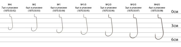 Крючок Select WH-11 №1, 6шт