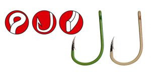 Крючок Gamakatsu A1 G-Carp Camouflage Coated Specialist Green 002