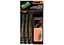 Готовый лидкор Fox Edges Leadcore Leadclip Rigs Kit x 3 inc