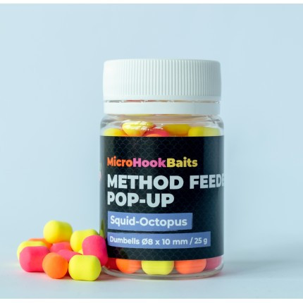 Бойлы Technocarp Method Feeder Pop-Up Squid-Octopus 8*10мм уп/25гр