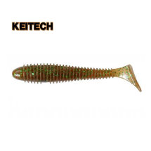 Съедобный силикон Keitech Swing Impact EA#02 Peach Green flk.