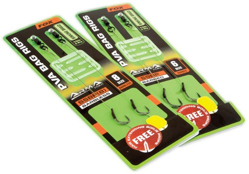 Готовый поводок Fox Ready Tied PVA Bag Rig SSBP 2 шт